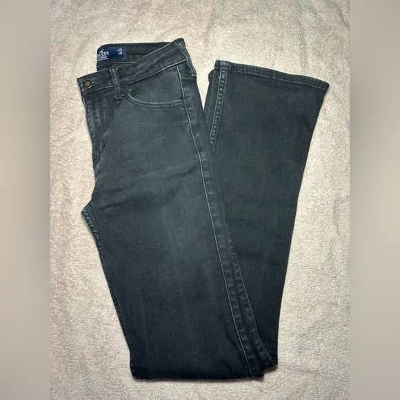 Hollister Denim - Hollister black Mid-Rise Bootcut Jeans